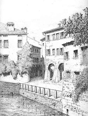 Treviso. Dalla Pescheria - 1990