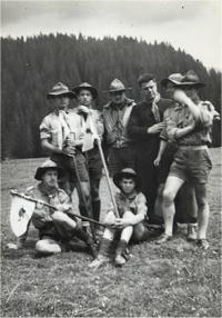 1961- Alta Sq. MDRA al Campo di Costa Zucco in Val Visdende
