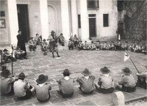 1961 Uscita dei passaggi a Madonna del Covolo- Checco spiega il grande gioco