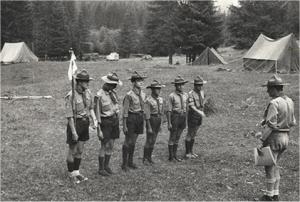 1960-Campo dell'Orsa Minore -Col di Roccapietore - Checco e la Sq. Aquila