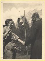 1950 Rip.Asolo1 Checco al campo di Borca di Cadore