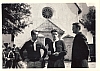 1966 BrPistaFelice-FioreRosso_VDB Arabba_visita al paese_Akela (Bruno Benvenuti) Oscar Sartore e Baloo (Don Corrado Ghedin).jpg