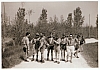 1959 san giorgio in villa margherita- AiutoCapi e Rovers del Clan in servizio-secondo da sx GinoPiazza CClan-4°con occhiali GigiFranzin-6° BrunoBenvenuti.jpg