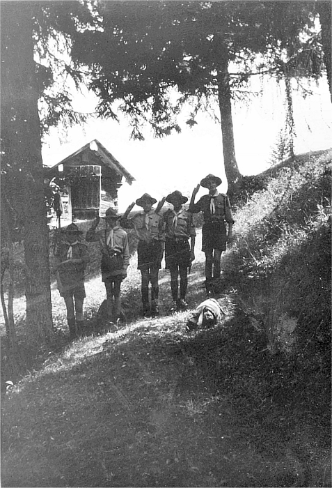 1964 rip MDRovere - campo della valle solitaria - lorenzago - sq Castoro in uscita.jpg
