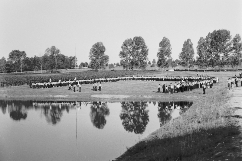 1978d campo mobile internaz FSE pellegrinaggio a Lourdes - Notre-Dame-de-Garaison - cerimonia _1.jpg