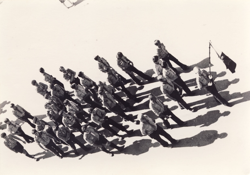 1978m campo mobile internaz FSE - Lourdes - arrivo dei contingenti alla basilica_3.jpg