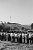 1978c campo mobile internaz FSE pellegrinaggio a Lourdes - Anla - alzabandiera _2.jpg