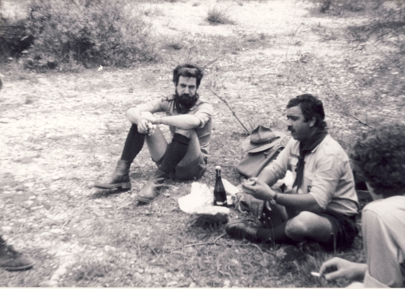1982 Gruppo TV2 -Festa genitori al Piave - pranzo capi e rover.jpg