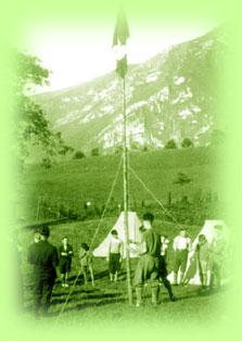 1935-campo estivo a Nasolino - Val Seriana