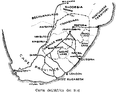 Carta dell'Africa del Sud